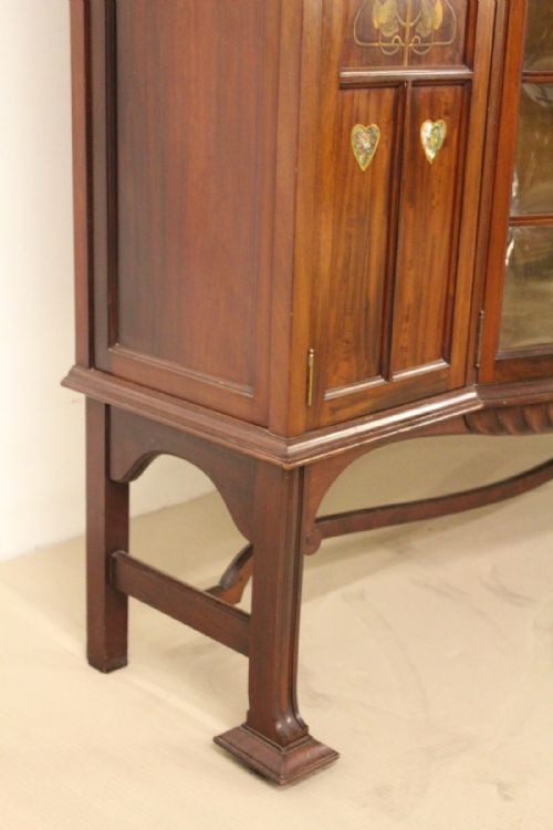 fig 2. Art Nouveau Display Cabinet by Shapland and Petter