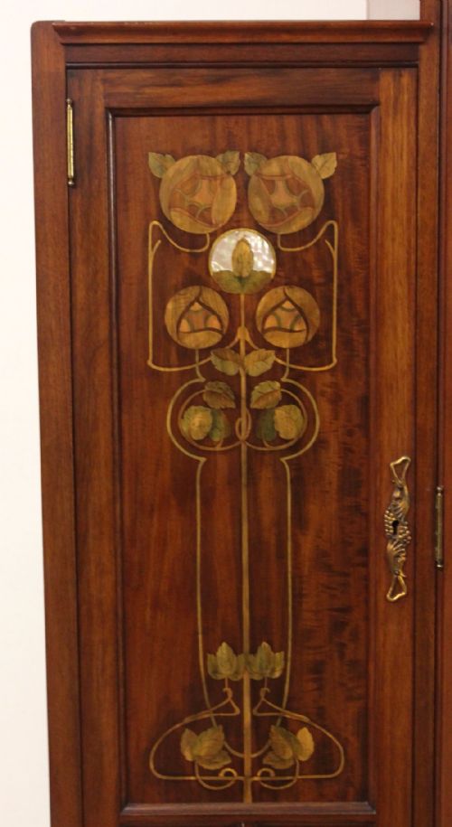 fig 5. Art Nouveau Display Cabinet by Shapland and Petter