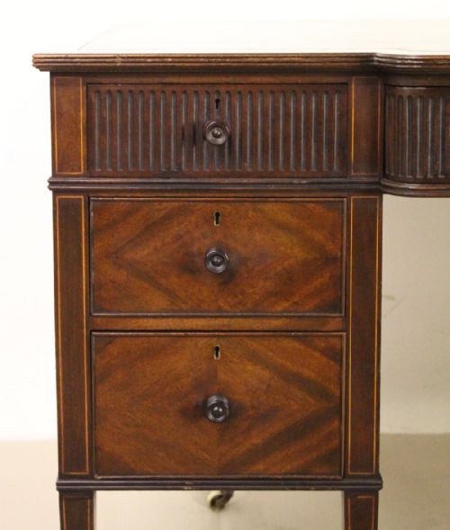 fig 1. Mahogany Writing Desk by Maple and Co