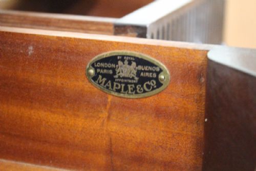fig 3. Mahogany Writing Desk by Maple and Co
