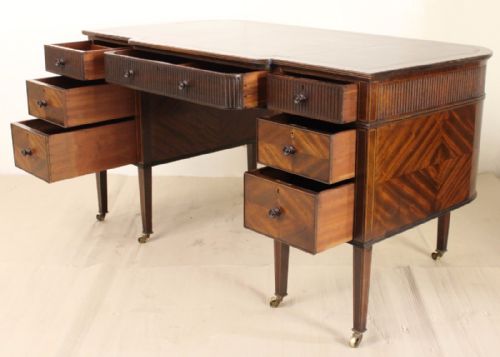 fig 4. Mahogany Writing Desk by Maple and Co