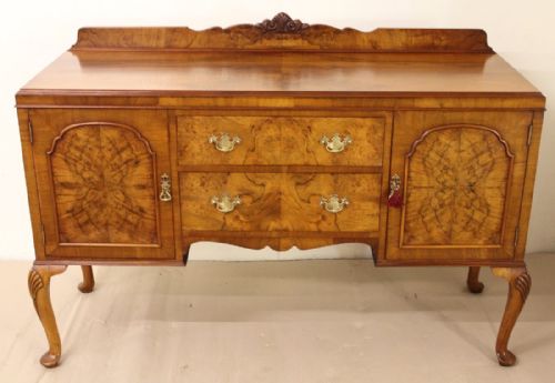 Burr Walnut Sideboard by Maple and Co
