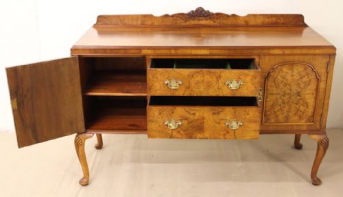 fig 4. Burr Walnut sideboard by Maple and Co