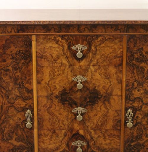 fig 1. Burr Walnut Press Cupboard