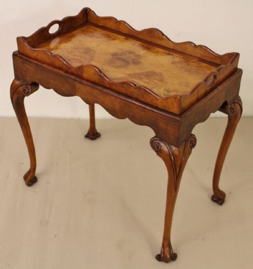 Burr Walnut Tray Top Coffee Table