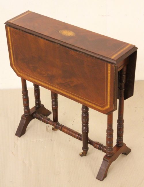 Inlaid Mahogany Sutherland Table