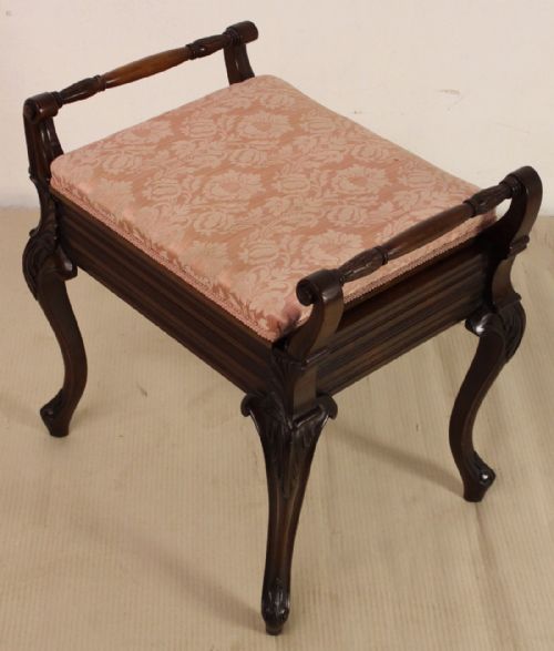 Mahogany Piano Stool