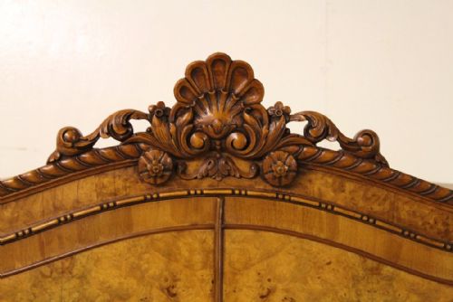 fig 1. Burr Walnut Cocktail Cabinet by Maple and Co