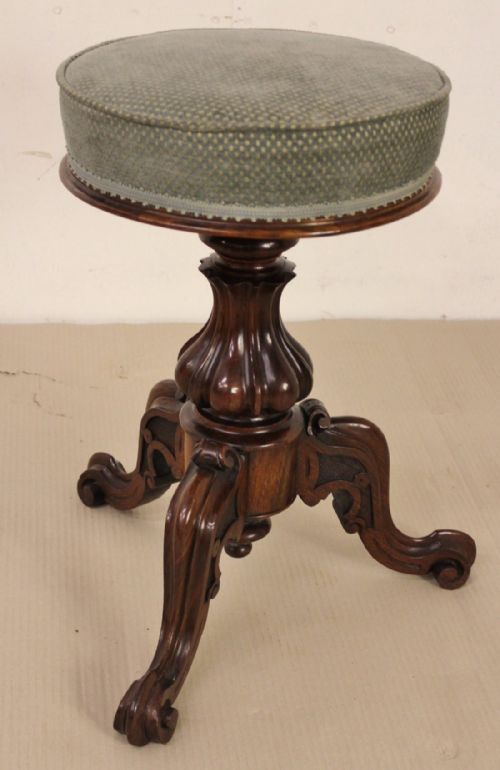 Victorian Rosewood Revolving Piano Stool