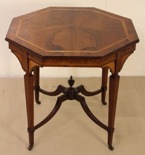 Inlaid Rosewood Occasional Table