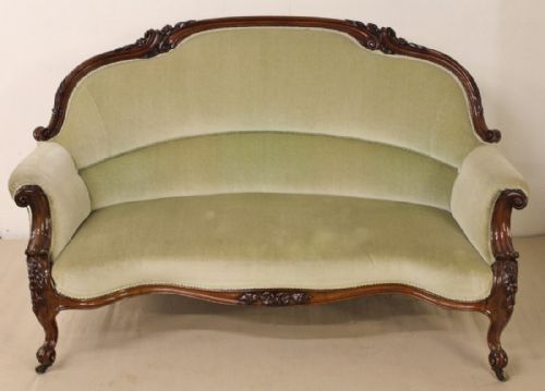 Victorian Rosewood Settee