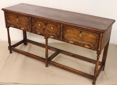 English Oak Dresser Base