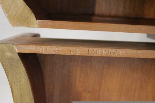 fig 1. Burr Walnut Dressing Table by Hille of London