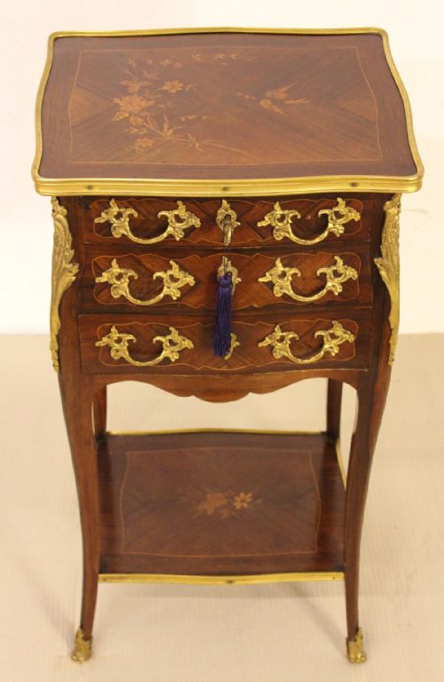 French Rosewood Bombe Chest