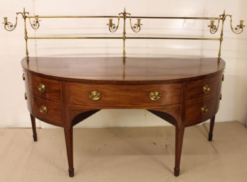 Impressive Georgian Inlaid Mahogany Sideboard
