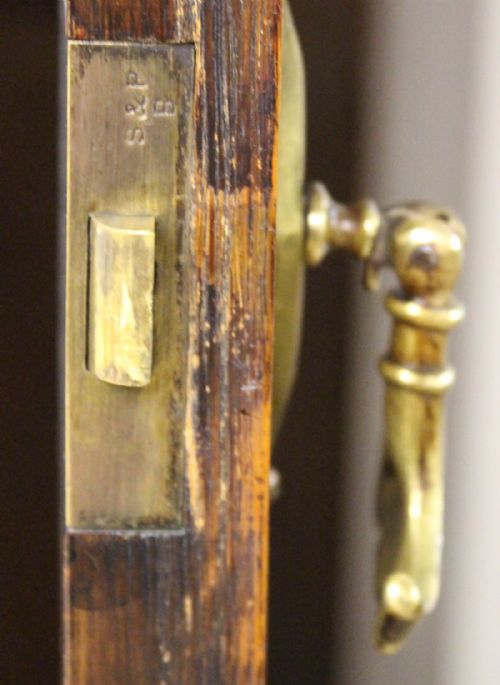 fig 3. Shapland and Petter Inlaid Oak Wardrobe