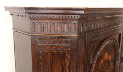 fig 7. Shapland and Petter Inlaid Oak Wardrobe