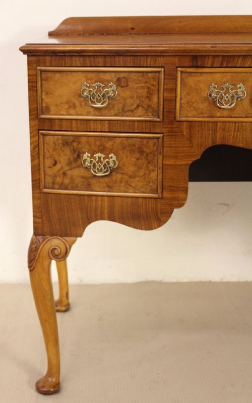 fig 1. Bow Fronted Burr Walnut Table