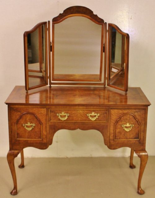Burr Walnut Dressing Table