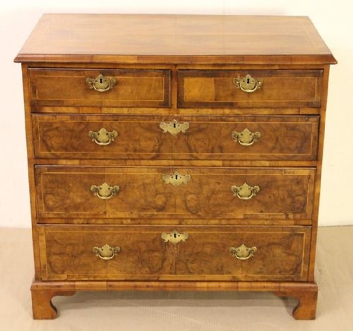 18th Century Burr Walnut Chest of Drawers