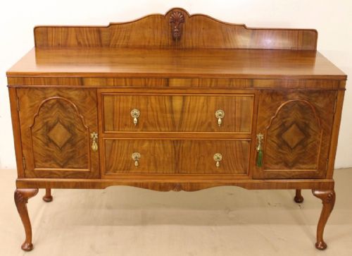 Burr Walnut Sideboard by Maple and Co
