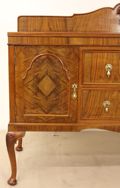 fig 1. Burr Walnut Sideboard by Maple and Co