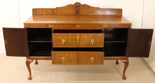 fig 2. Burr Walnut Sideboard by Maple and Co