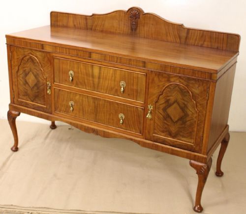 fig 4. Burr Walnut Sideboard by Maple and Co