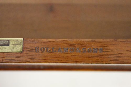fig 2. Inlaid Burr Walnut Writing Table by Holland and Sons