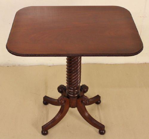 Regency Period Mahogany Lamp Table