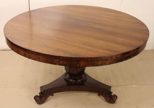 Victorian Rosewood Round Dining or Breakfast Table