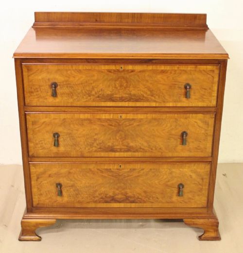 Burr Walnut Art Deco Chest of Drawers