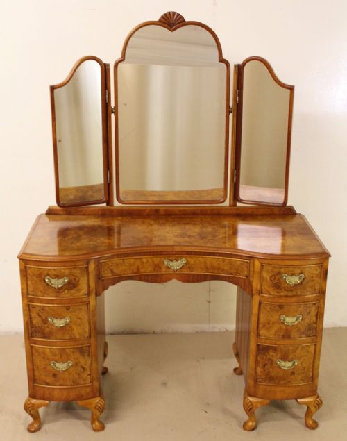 Burr Walnut Dressing Table