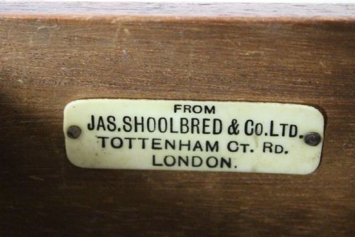 fig 3. Victorian Burr Walnut Chest by Shoolbred and Co