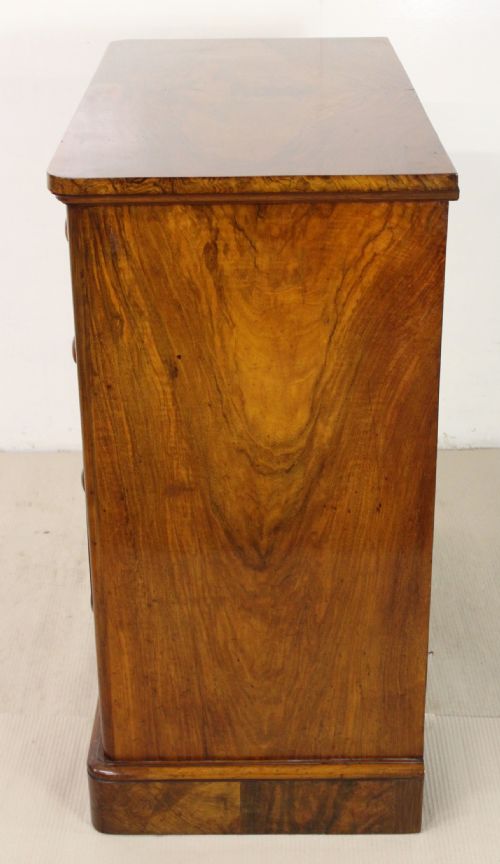 fig 4. Victorian Burr Walnut Chest by Shoolbred and Co