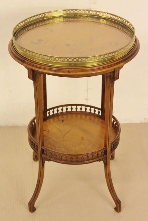 Galle Two Tier Revolving Tray Top Table