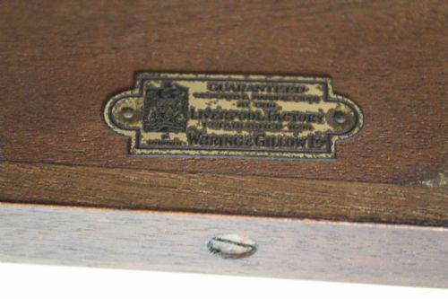 fig 4. Mahogany D-End Dining Table by Waring and Gillow