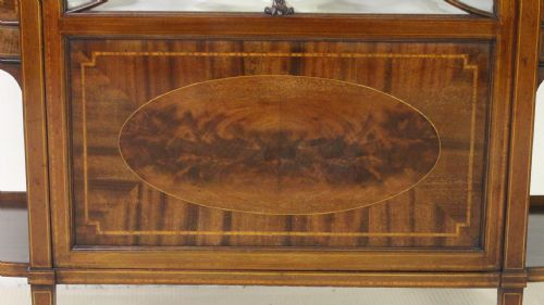 fig 2. Inlaid Mahogany Display Cabinet by Maple and Co.