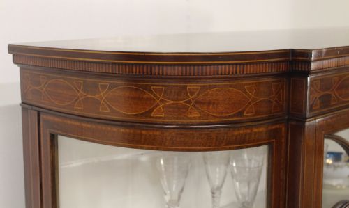 fig 4. Inlaid Mahogany Display Cabinet by Maple and Co.