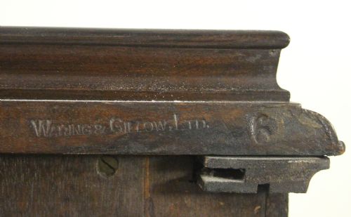 fig 4. Mahogany Bookcase by Waring and Gillow