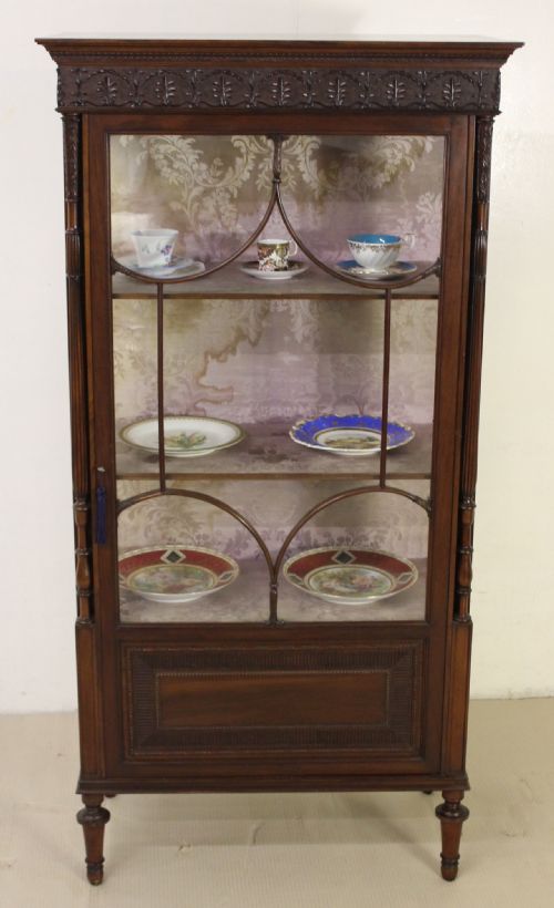 Mahogany Display Cabinet
