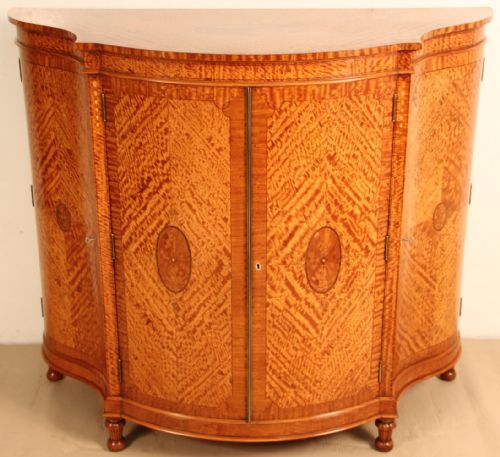 Satinwood Inlaid Commode by Edwards and Roberts