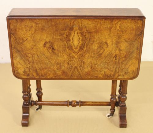 Burr Walnut Sutherland Table by James Shoolbred