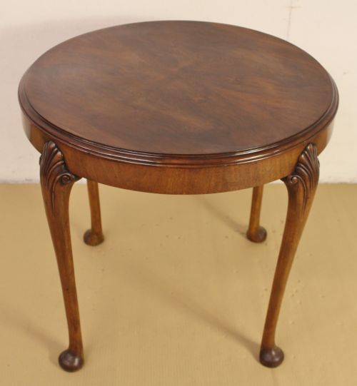 Burr Walnut Lamp Table