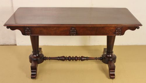 William IV Mahogany Library Table
