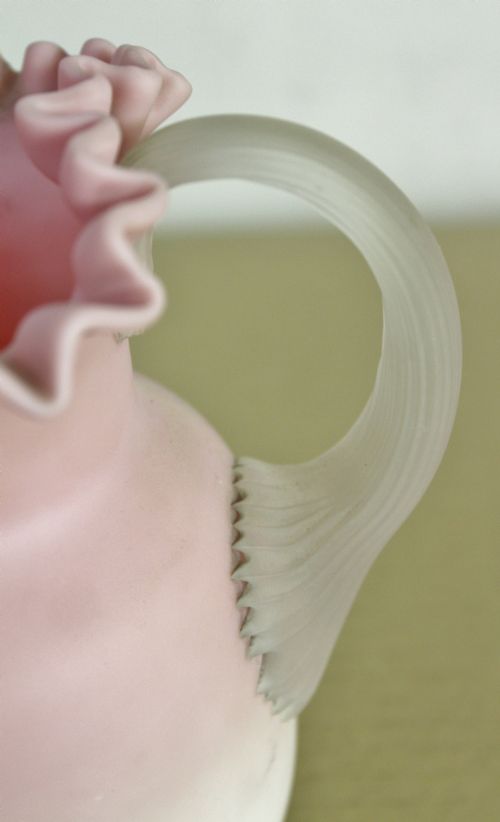 PINK BURMEESE GLASS JUG - ADDITIONAL PHOTO 2