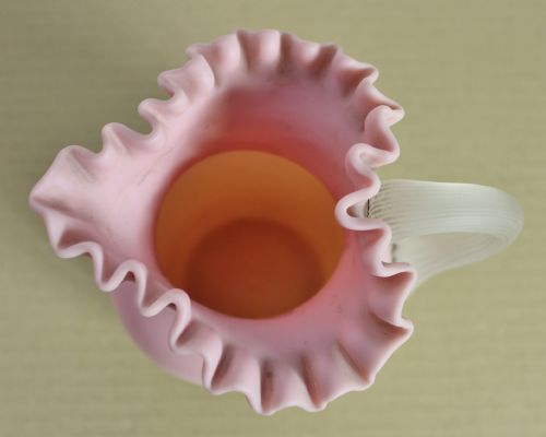 PINK BURMEESE GLASS JUG - ADDITIONAL PHOTO 4