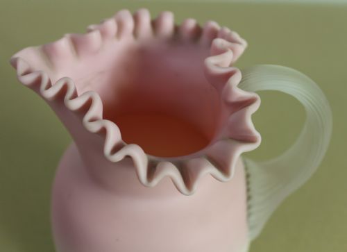 PINK BURMEESE GLASS JUG - ADDITIONAL PHOTO 6