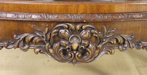fig 3. Waring & Gillow Walnut Display Cabinet