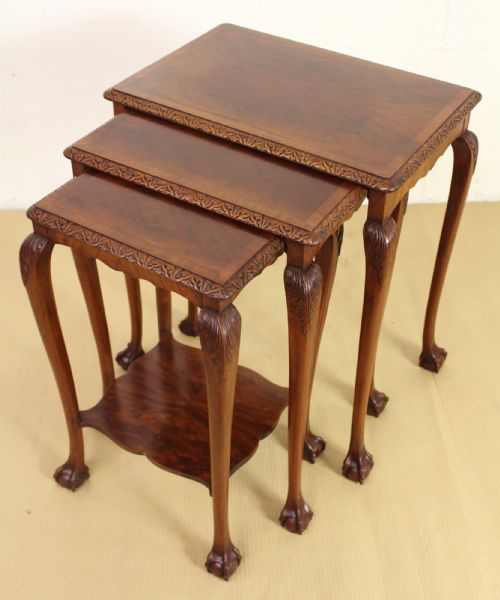 Walnut Nest of Tables